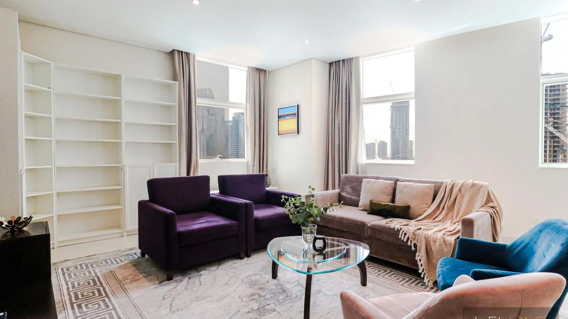 Welhome - Luxury Living In Business Bay 2Br + Maid'S Room Dubaj 0*,